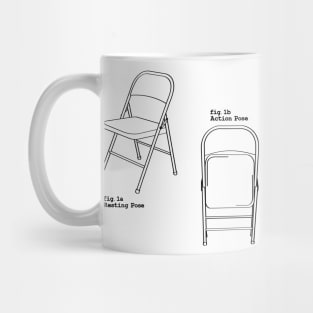 Folding Chair Diagram Mug